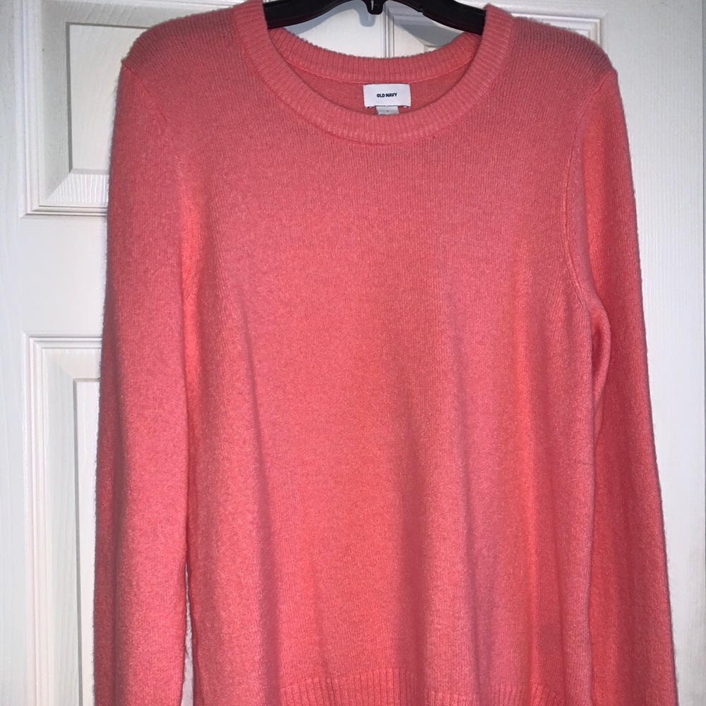 Pink sweater size large